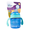 Copo de Transição Avent 6M+ Azul Bico de Silicone 200ml